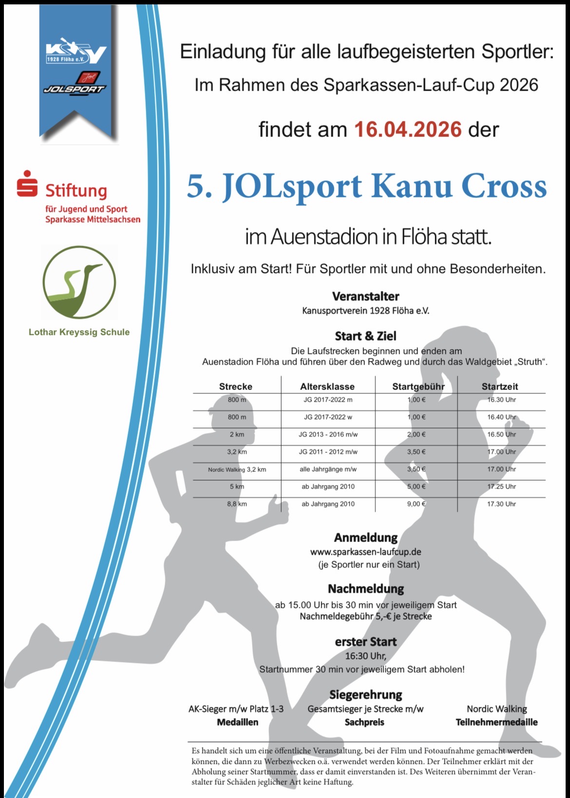 Einladung 5. JOLsport Kanu Cross